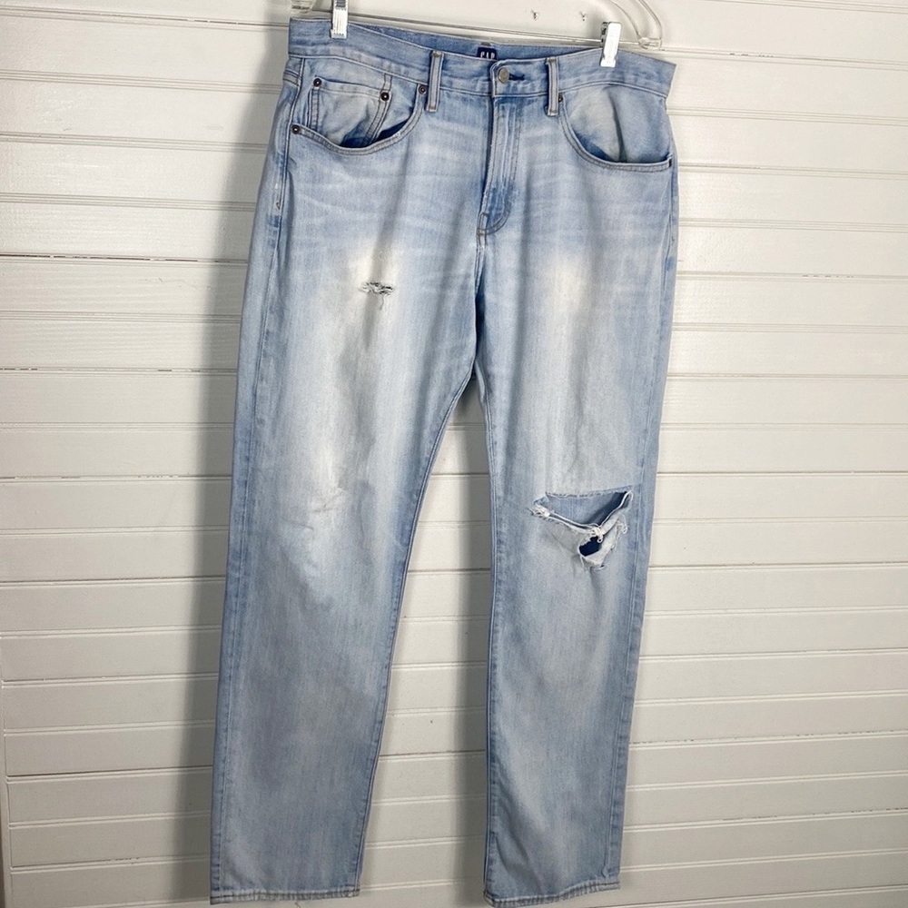 Gap Slim Straight Light Wash Jeans Size 33X32